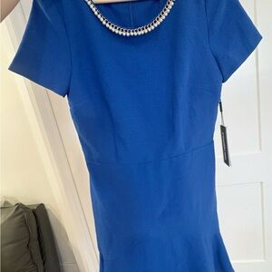 WM Crepe Dress in Celestial Blue